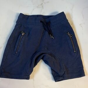 Molo Dark Blue Kids Shorts with Zip Pockets